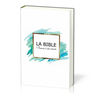 Bible femmes à son écoute (Aqua/or, couverture rigide)