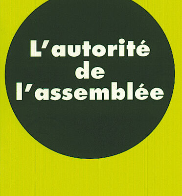 Autorité de l'Assemblée