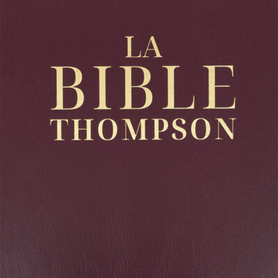 Bible Thompson Colombe Édition 2